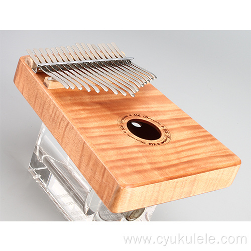 17-tone tiger pattern Okoume thumb piano